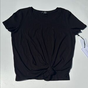 1. State Black Knotted T-Shirt